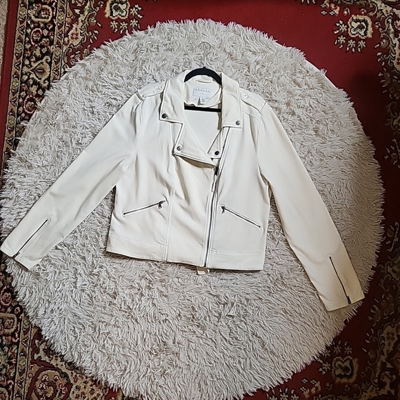 Anthropologie Jackets & Blazers - Marrakech Motorcycle Jacket Moto Cream - XL Extra Large. MSRP $158